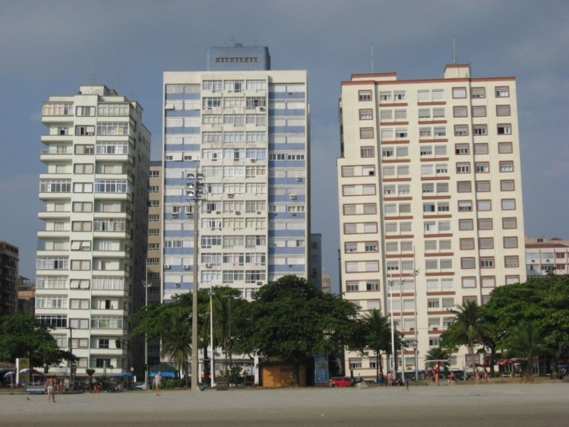 Сантос: город падающих зданий в Бразилии