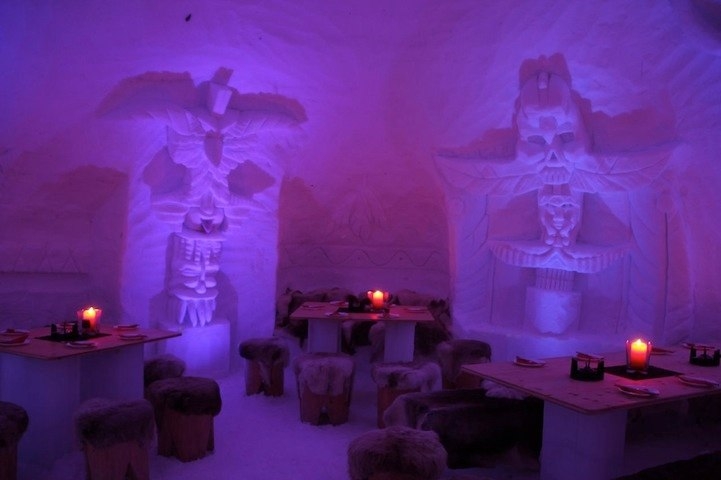 Альпийский снежный отель Iglu-Lodge