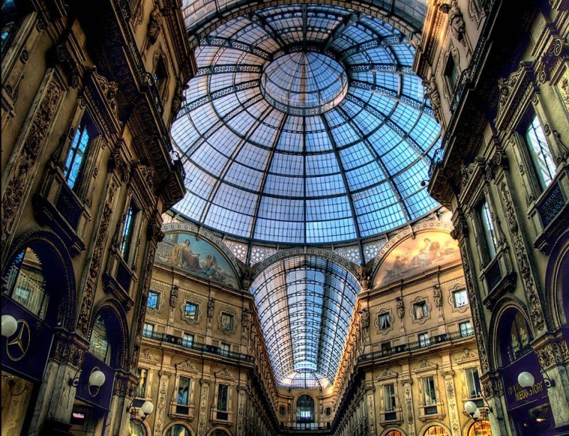 Улица под куполом: галерея Виктора Эммануила II в Милане 0