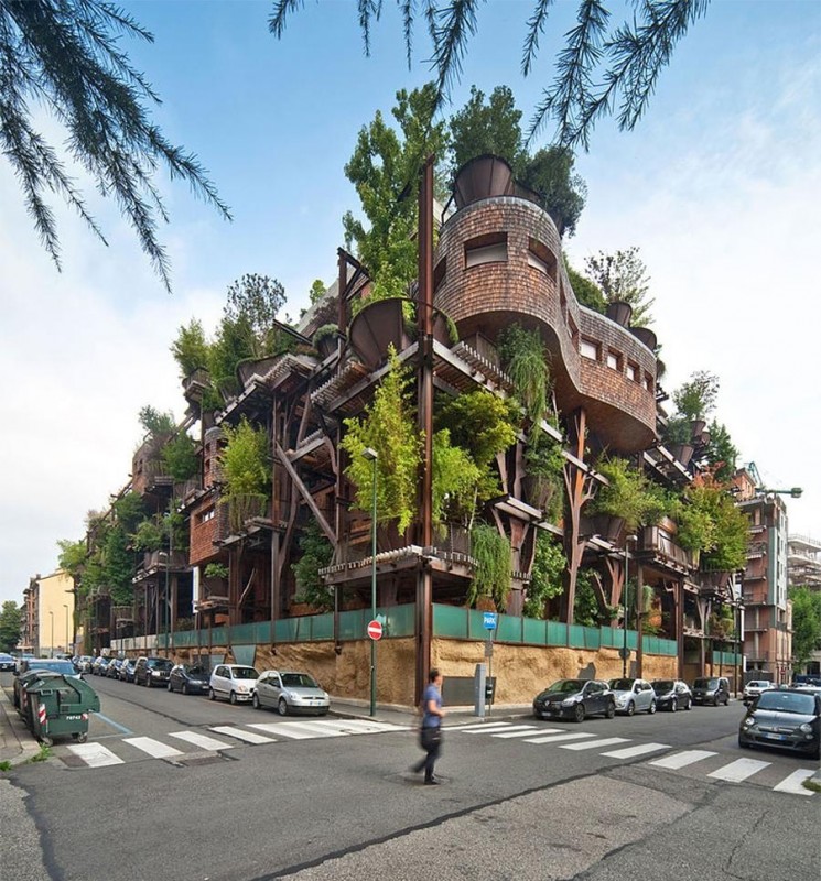 Вертикальный лес Urban Tree House