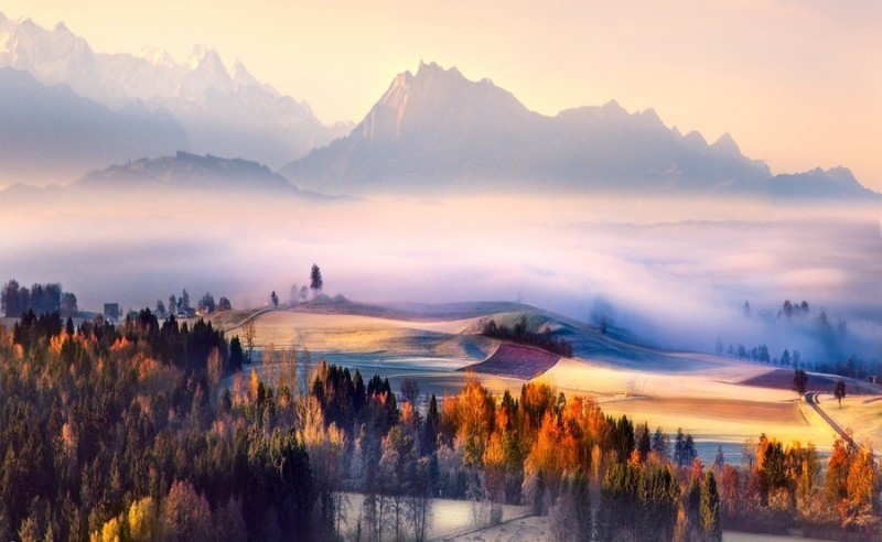 Восхитительные пейзажи Швейцарии