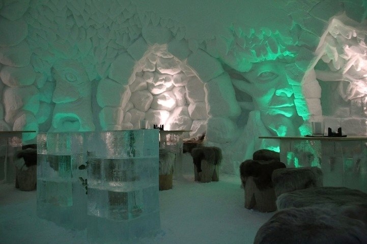 Альпийский снежный отель Iglu-Lodge