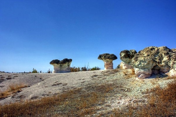 Каменные грибы Бели-Пласта
