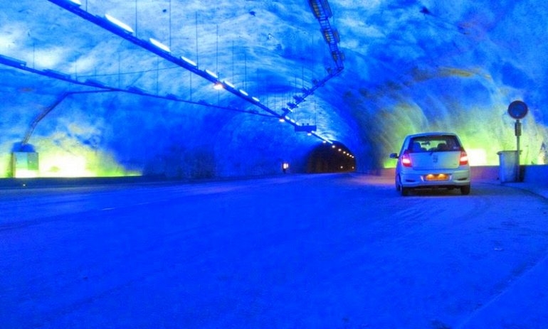 Лердаль - самый длинный дорожный тоннель мира