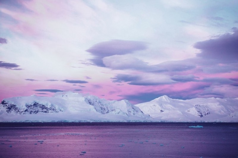 Холодная Антарктика...
