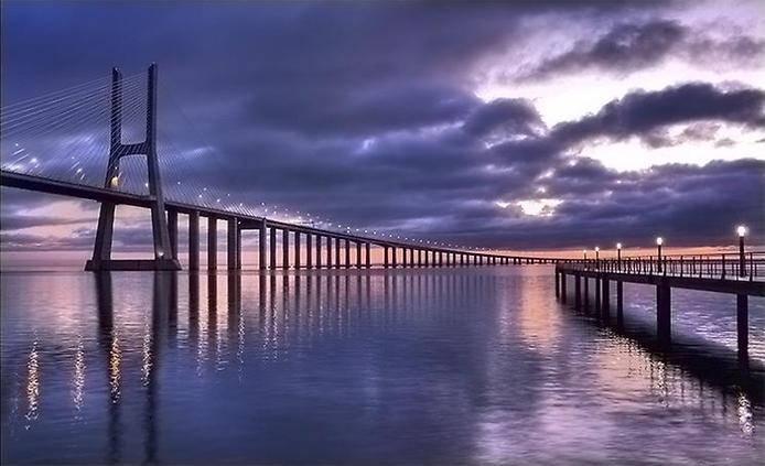 Самый длинный мост Европы: Васко да Гама