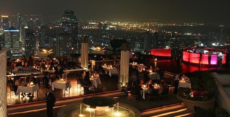 Ресторан Sky Bar and Sirocco, State Tower, Бангкок, Тайланд