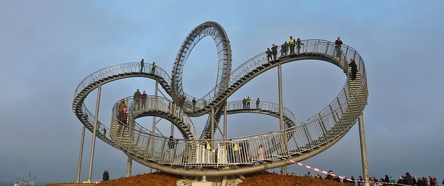 Лестница в стиле Американских горок Лестница в стиле Американских горок
