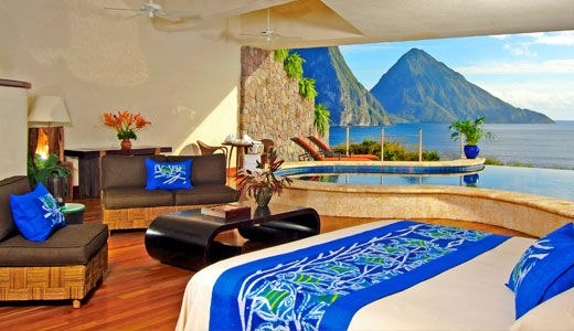 Тропический курорт Jade Mountain Тропический курорт Jade Mountain