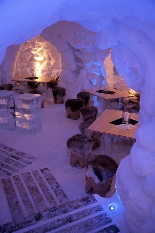 Альпийский снежный отель Iglu-Lodge