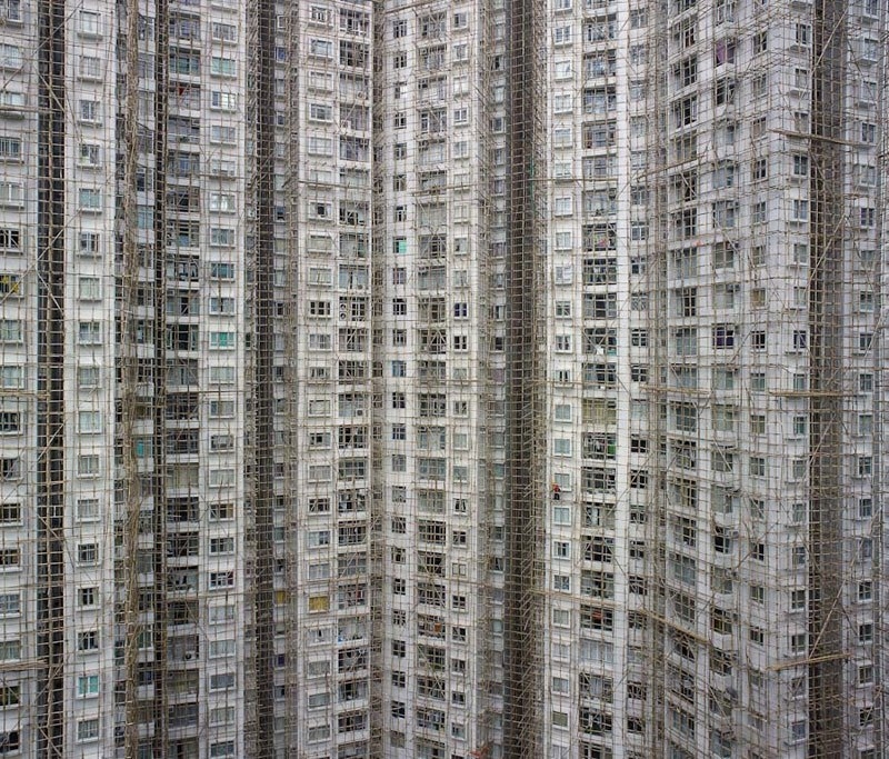 Плотность застройки в Гонконге. Плотность застройки в Гонконге.