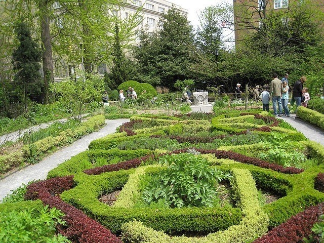 Бруклинский ботанический сад в Нью-Йорке, США