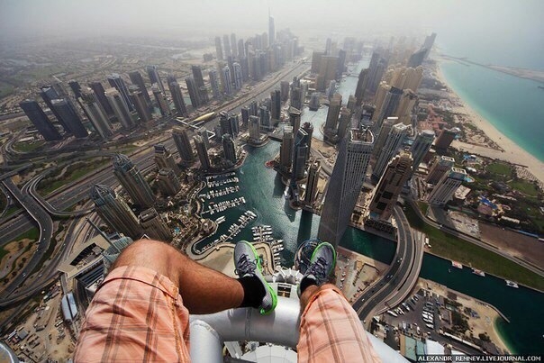 Вот так Дубай выглядит с высоты...