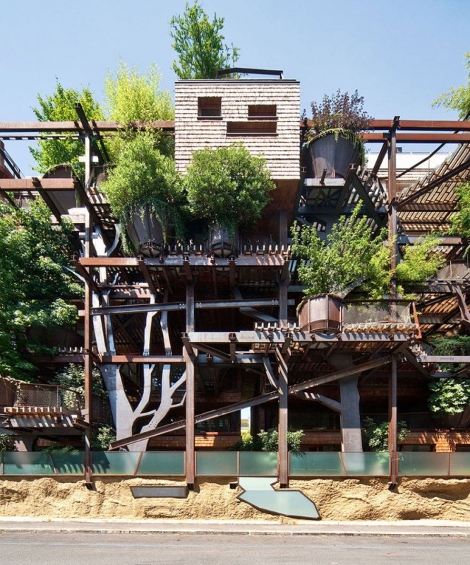 Вертикальный лес Urban Tree House Вертикальный лес Urban Tree House