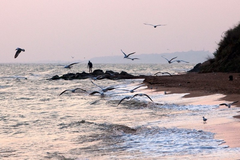 Рассвет на Азовском море