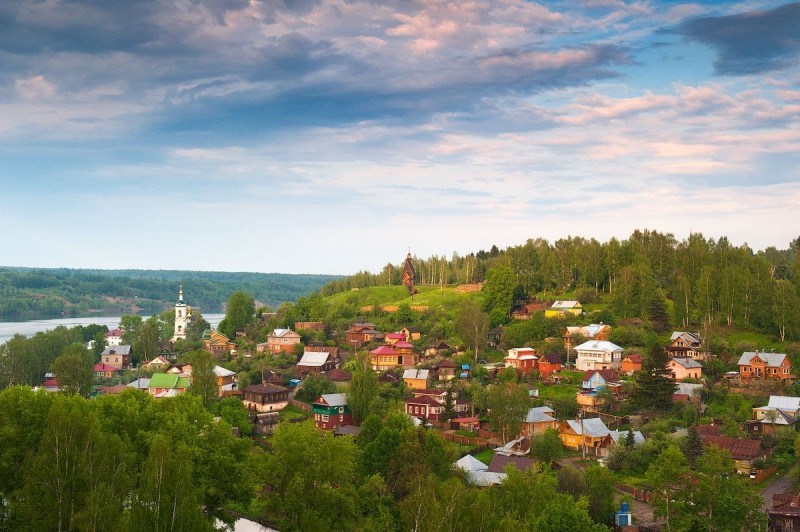Россия, Ивановская область, Приволжский район, город Плес. Россия, Ивановская область, Приволжский район, город Плес.