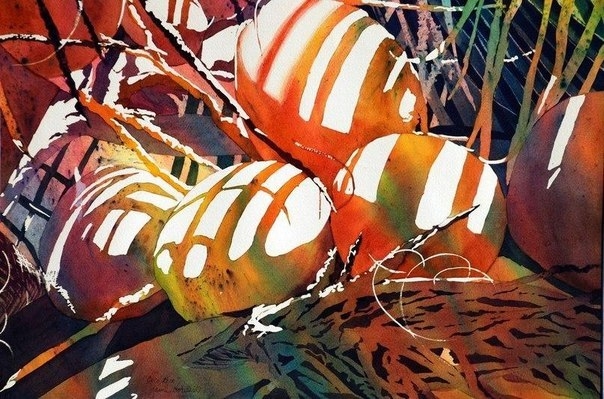 Сочные тропические акварели художника Jaimie Cordero