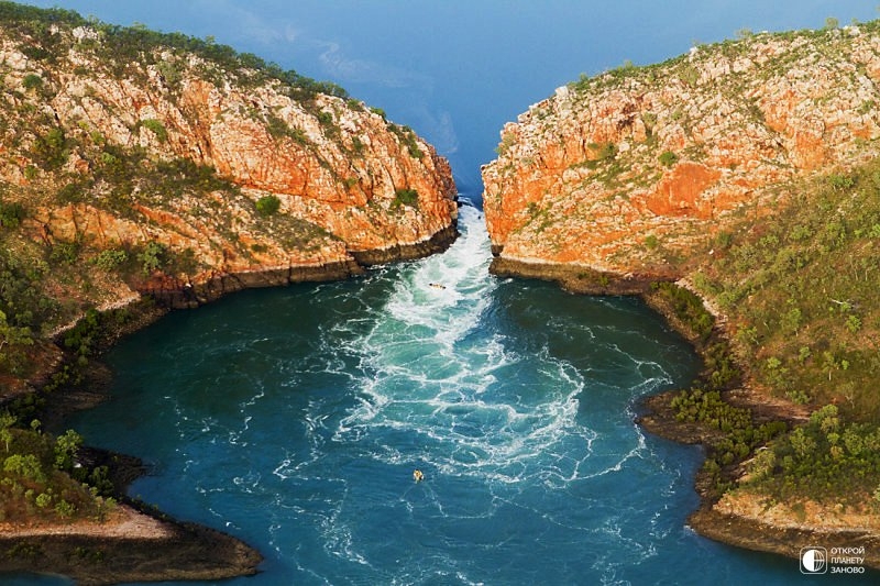 Горизонтальный водопад