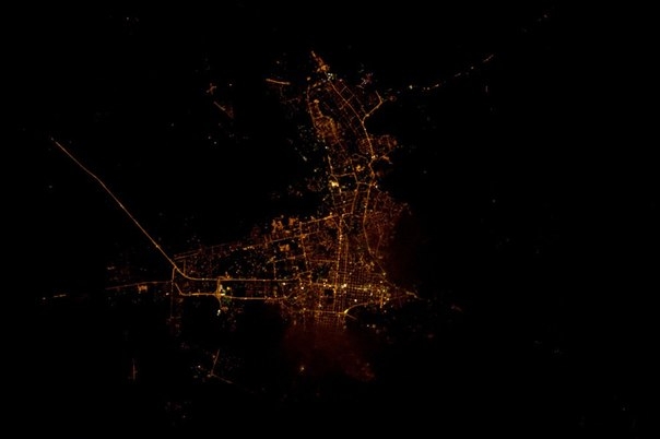 Ночные города России из космоса