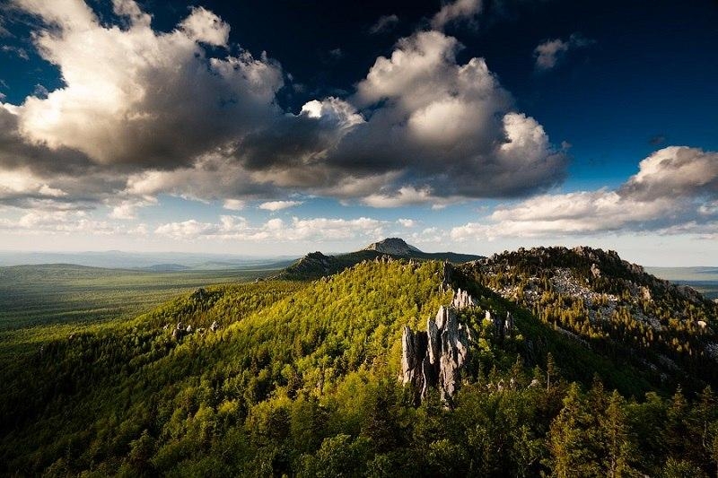 Национальный парк Таганай на Урале, Россия.