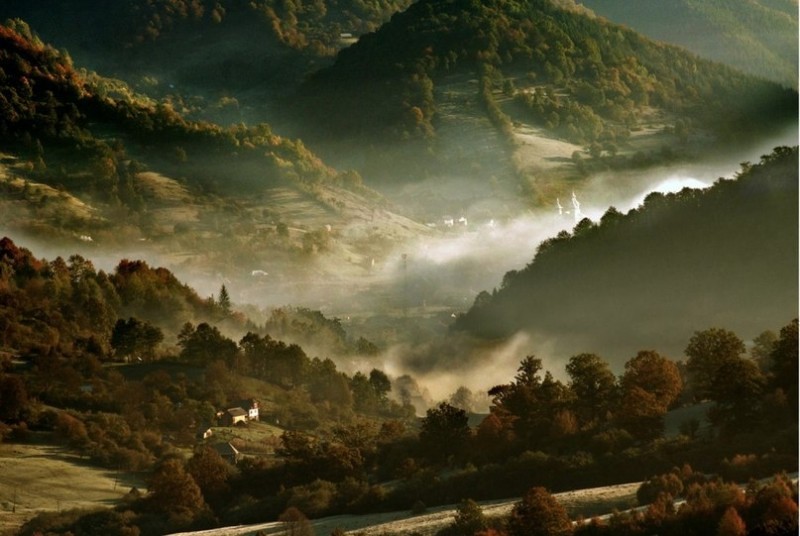 Волшебные пейзажи Карпат в  Румынии