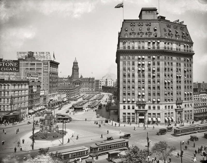 Американские мегаполисы 100 лет назад