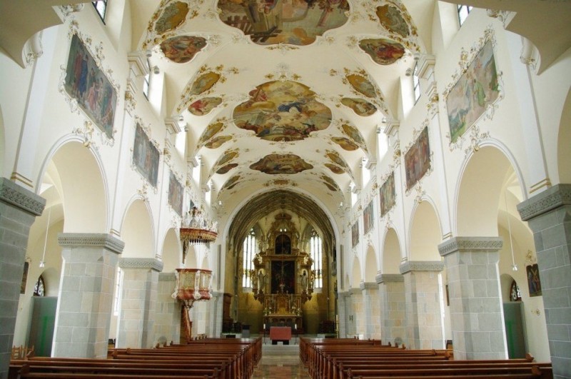 Библиотека Санкт-Галленского монастыря (Швейцария)