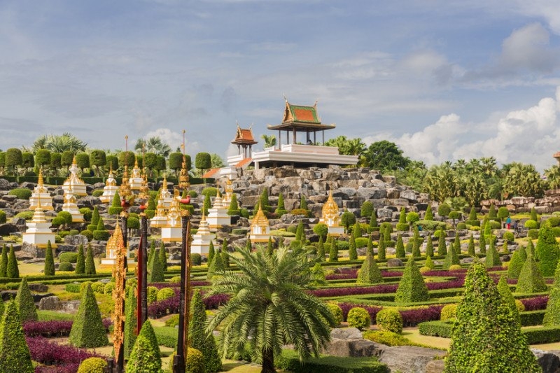 Тропический парк Нонг Нуч в Тайланде