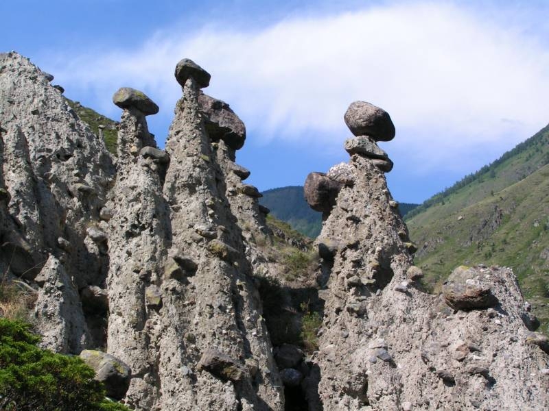 Природные чудеса России: Каменные грибы