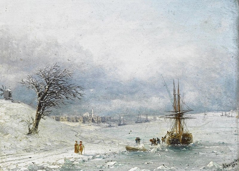 Зимние пейзажи И.Айвазовского