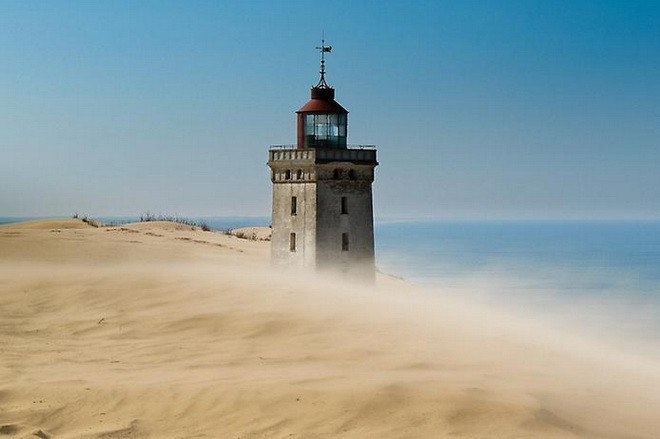 Маяк Рубьерг Кнуд в борьбе со стихией