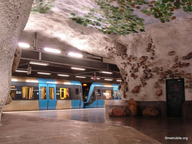 Стокгольм - в метро, как в музей