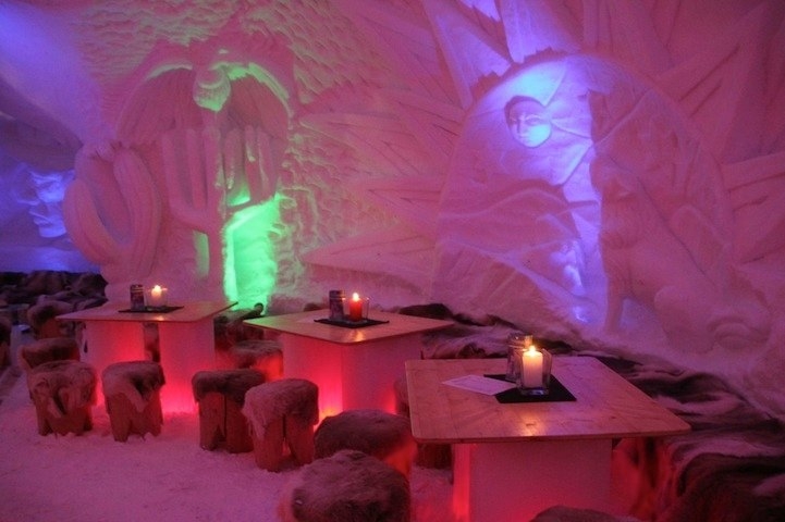 Альпийский снежный отель Iglu-Lodge