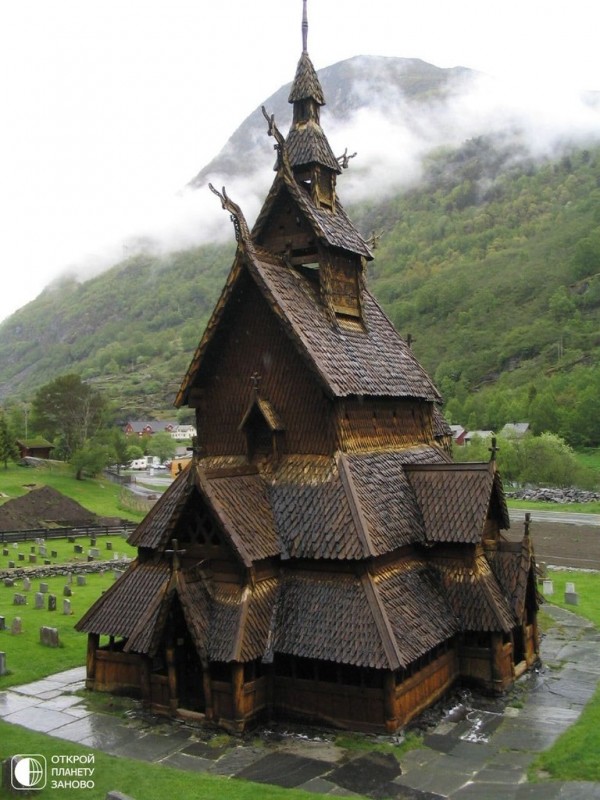 Ставкирки - норвежские деревянные церкви