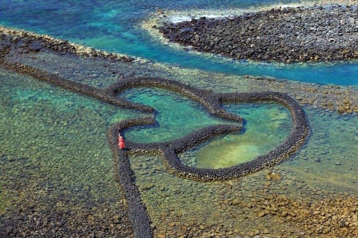 Романтическая ловушка для рыб на архипелаге Пэнху
