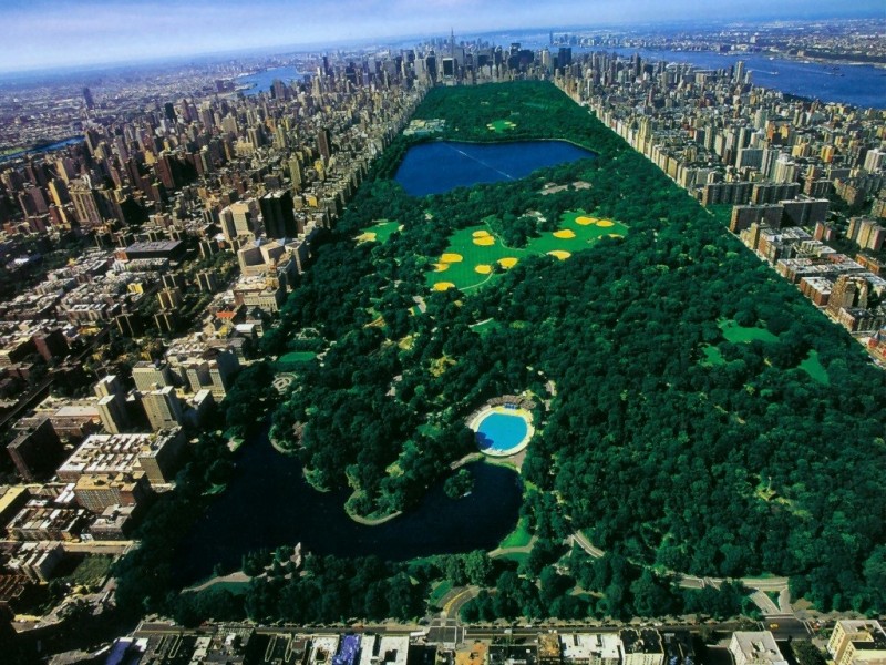 Центральный парк, Нью-Йорк, США - оазис в каменных джунглях