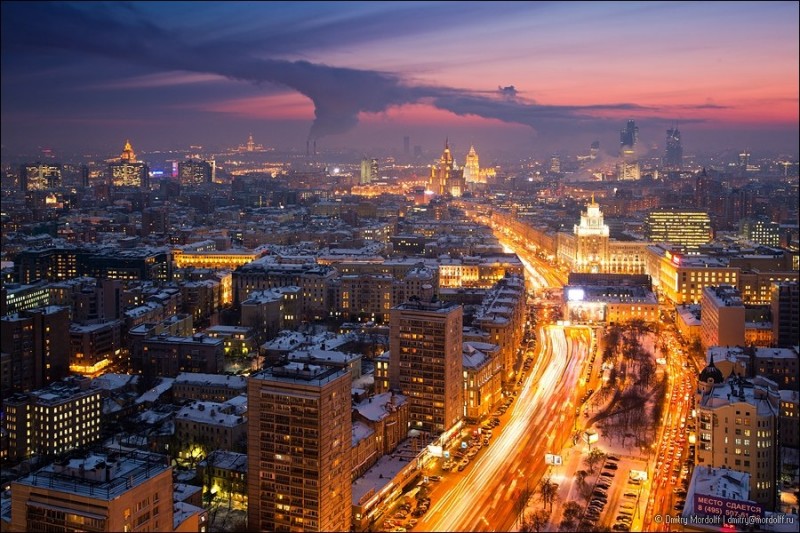 Завораживающие фотографии снежной Москвы