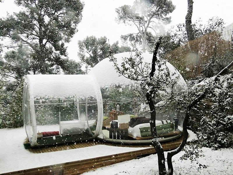 Отель Bubble Rooms: наедине с природой (Франция) Отель Bubble Rooms: наедине с природой (Франция)