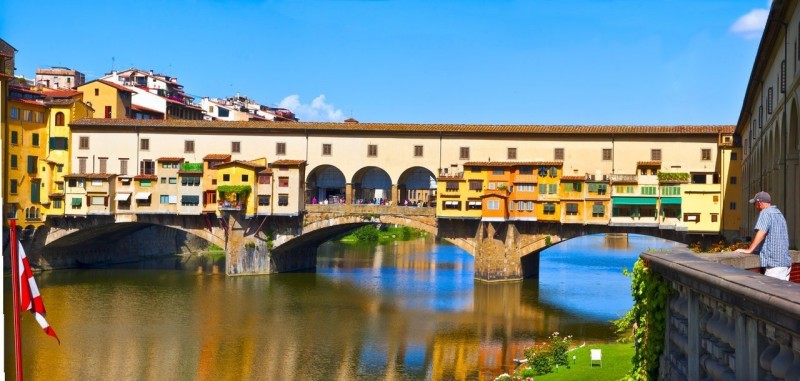 Удивительный мост Понте Веккьо, Флоренция