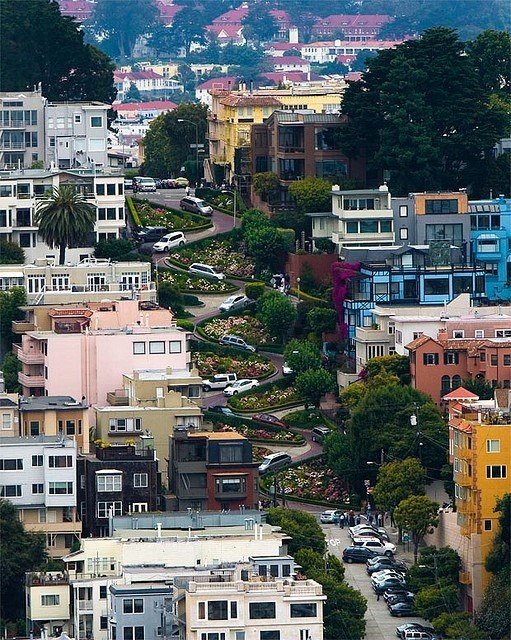 Улица Ломбард-стрит (Сан-Франциско), США