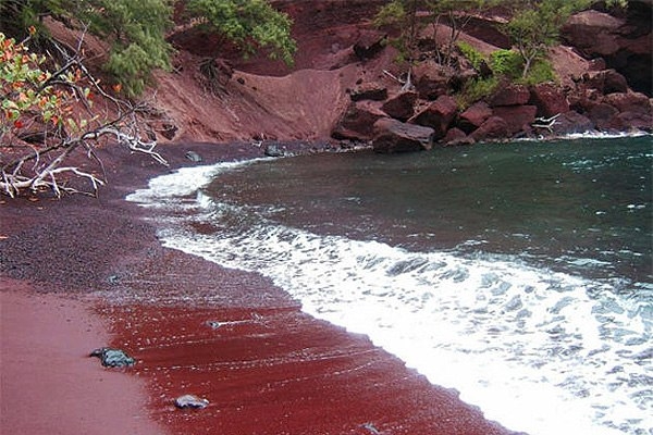 Красный пляж Каихалулу Красный пляж Каихалулу