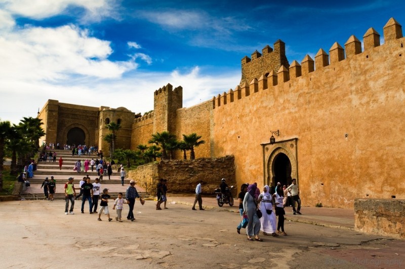 Касба Удайя - старинная цитадель столицы Марокко