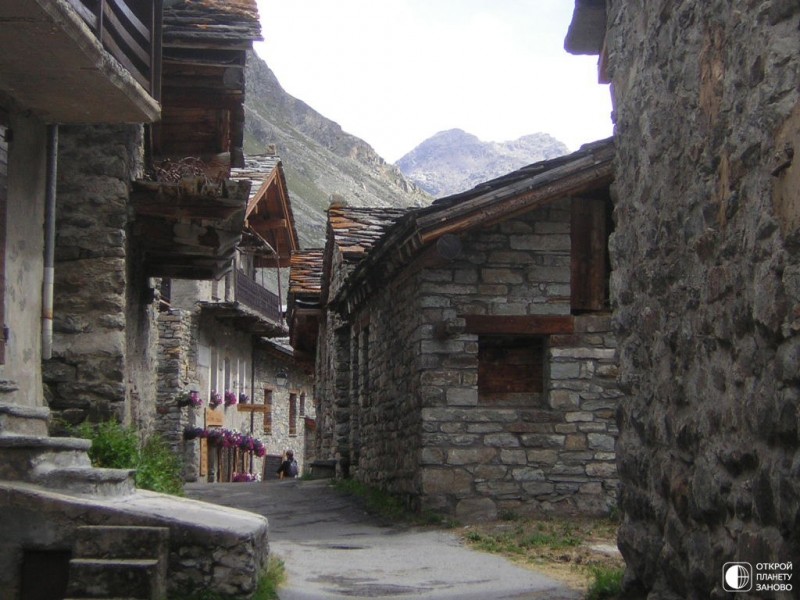 Bonneval-sur-Arc - французская альпийская деревня