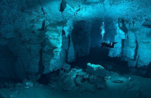 Невероятная Ординская подводная пещера