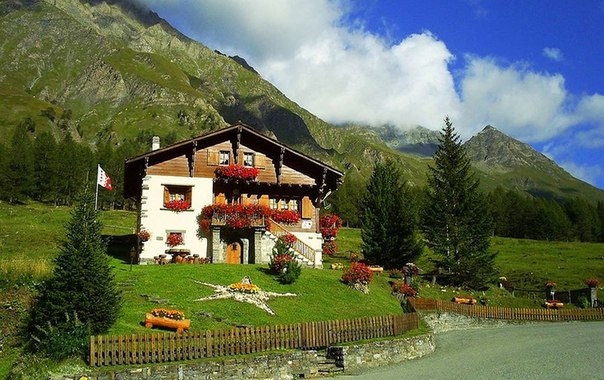 Сказочные домики в Альпах