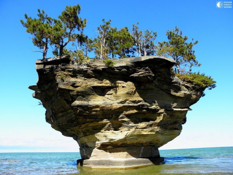 Остров Turnip Rock Остров Turnip Rock