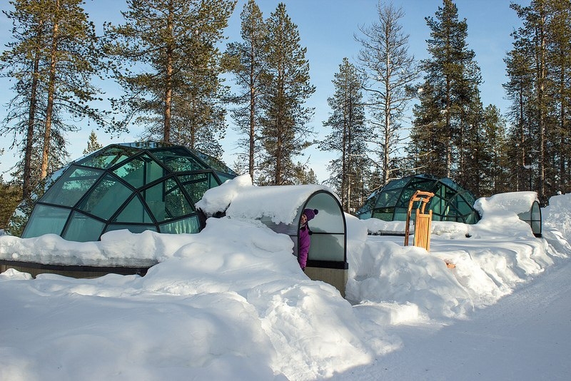 Отель Какслауттанен (Kakslauttanen), Лапландия, Финляндия Отель Какслауттанен (Kakslauttanen), Лапландия, Финляндия