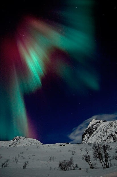 Северное сияние (Aurora Borealis) в Норвегии