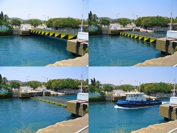 Коринфский канал (Corinth Canal) - самый большой и знаменитый канал в Греции Коринфский канал (Corinth Canal) - самый большой и знаменитый канал в Греции