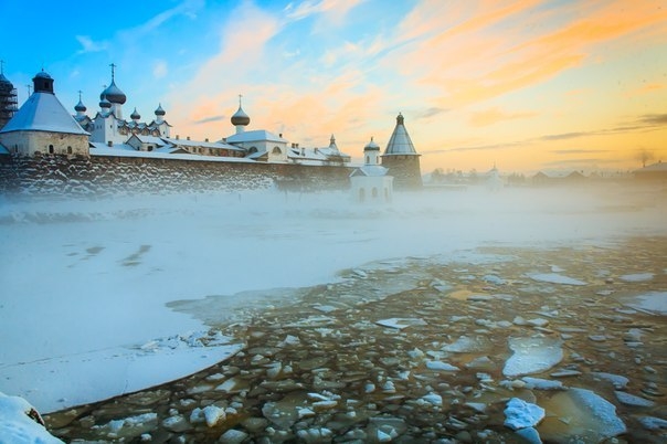 Зима на Соловках